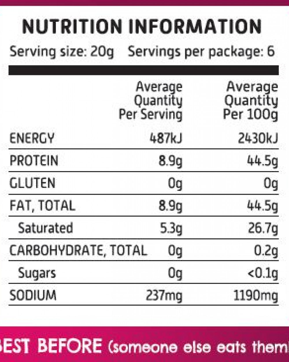 QB's Crunchy Cheese - 120g Share Bag