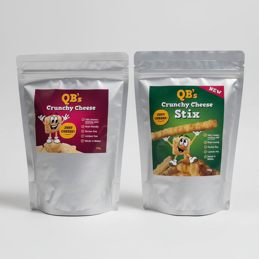 QB's Snacks - High Protein, Zero Carb Crunchy Cheese – QB Snacks