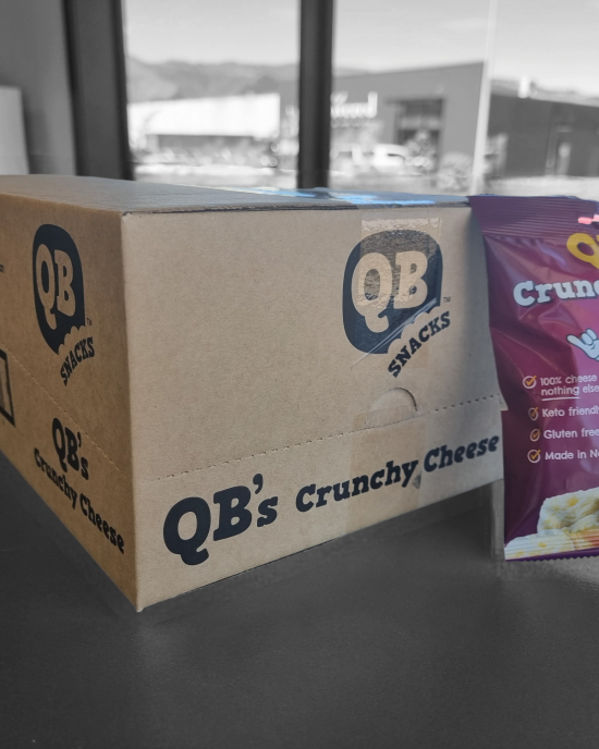 QB's Crunchy Cheese 18pk